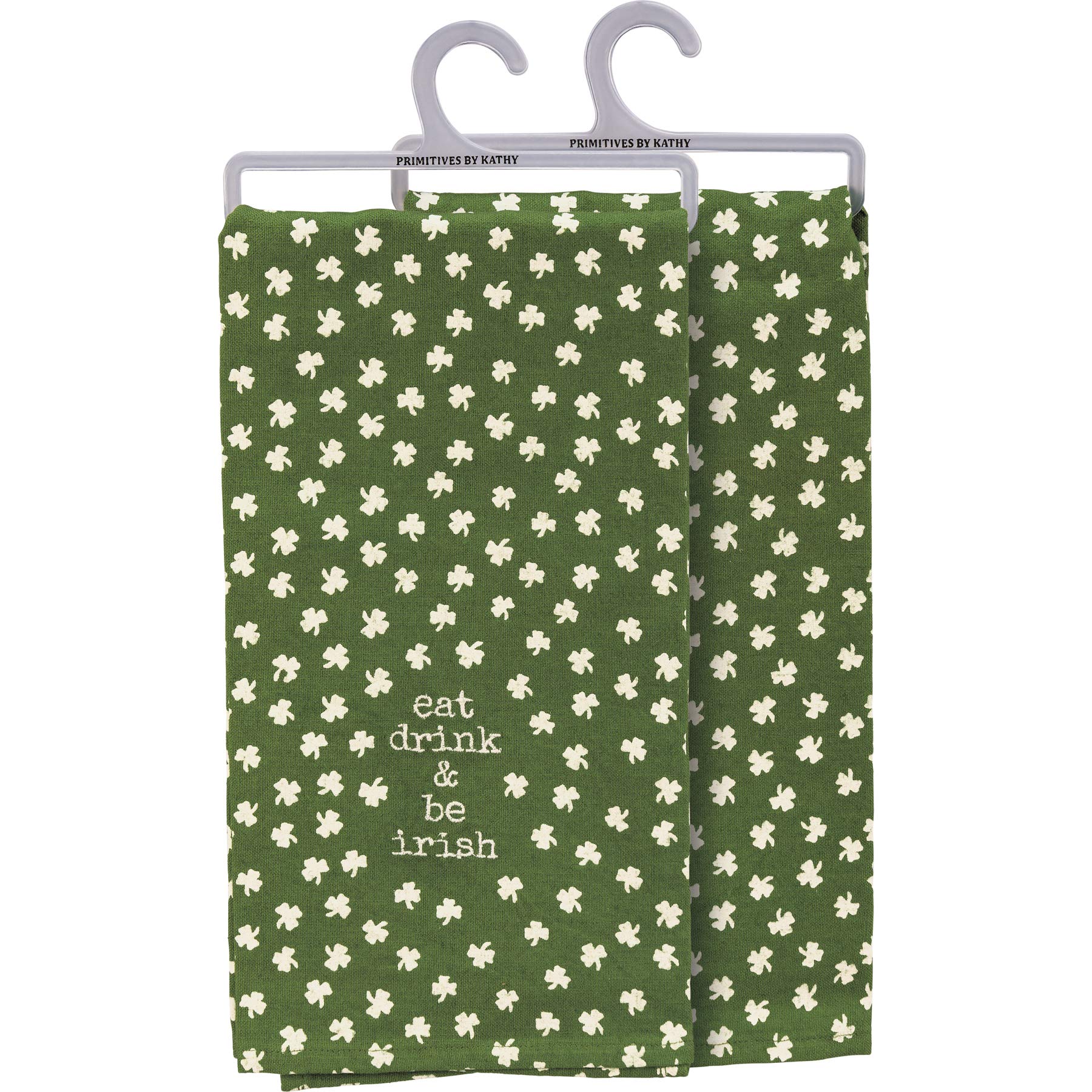 Primitives by Kathy Eat Drink & Be Irish Dish Towel