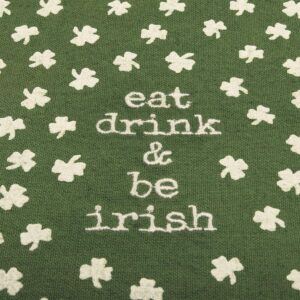 Primitives by Kathy Eat Drink & Be Irish Dish Towel