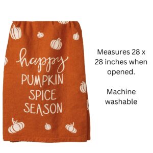 Thanksgiving Pumpkin Spice Kitchen Towel Fall Autumn Home Decor, Set of 2, Kitchen Decorations