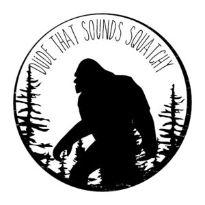 Funny Tea Towel | Bigfoot Sasquatch Searcher | Kitchen Dish Towel | Flour Sack