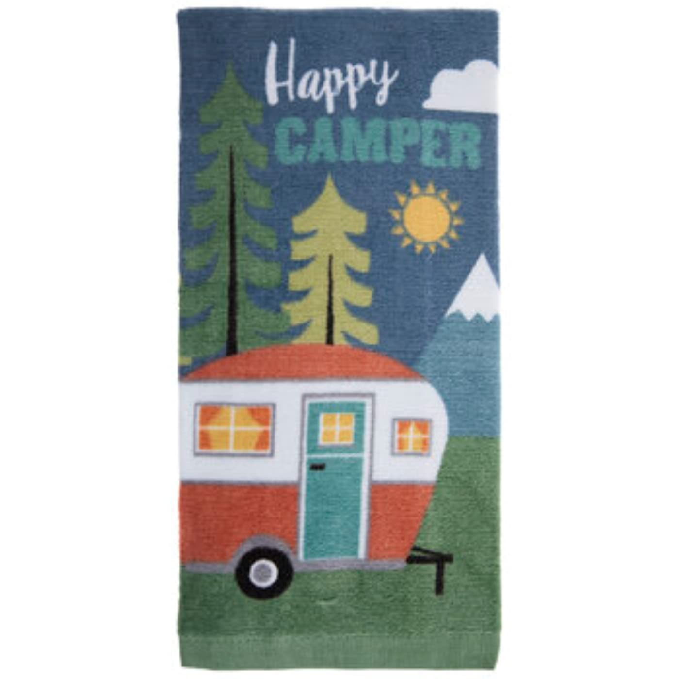 Hobby Lobby Outdoors Happy Camper RV Kitchen Cloth Towel-Set of 2