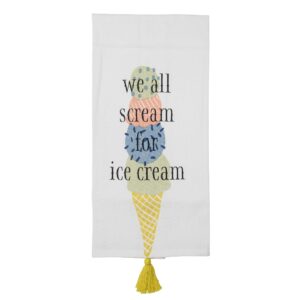 foreside home and garden we all scream for ice cream multi cotton tea towel