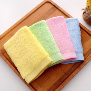 Dish Cloths for Washing Dishes Dish Cloths 10 Piece Kitchen rag, Wood Fiber Kitchen Restaurant, no Odor, Reusable rag, rag, Size: 10.23in * 10.23in,