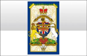 elgate h.r.h. prince harry & meghan markle royal wedding 19th may 2018 commemorative cotton crest tea towel