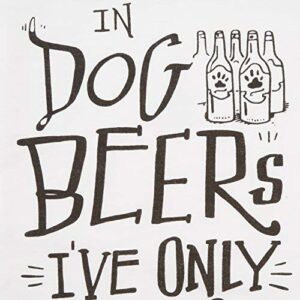 Primitives by Kathy 26926 LOL Made You Smile Dish Towel, 28" Square, In Dog Beers