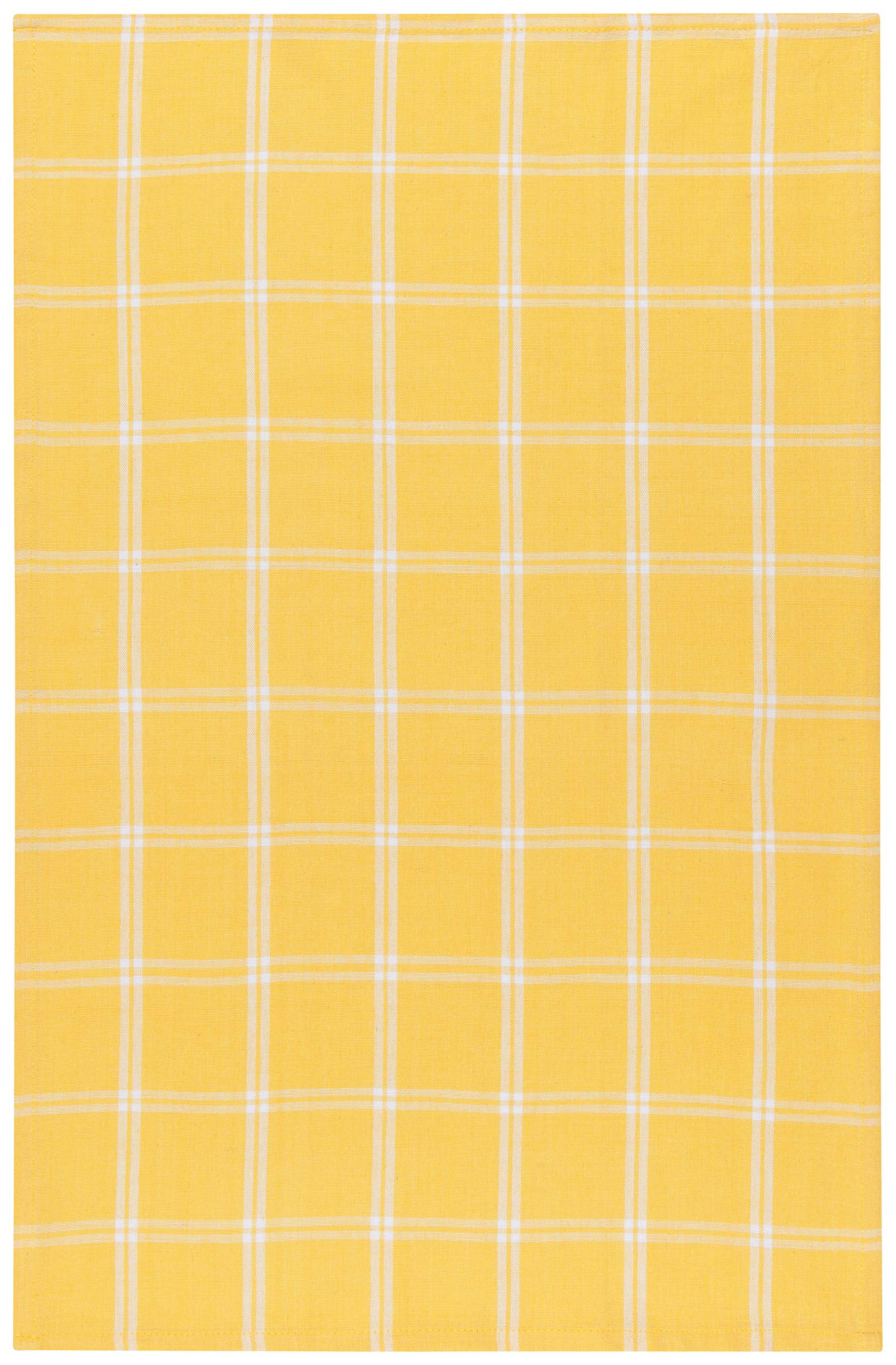 Now Designs Lemon Tic Tac Toe Dishtowels Set of 3 Kitchen Towel, 3 Each