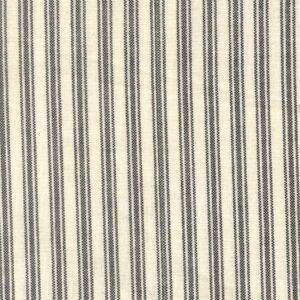 dunroven house k318-blk ticking stripe cream background dishtowel, 20-inch x 28-inch, black