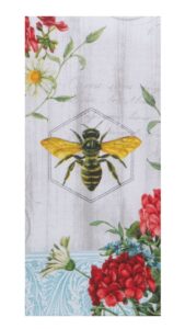 kay dee designs blossoms & bees, bee dual purpose terry towel