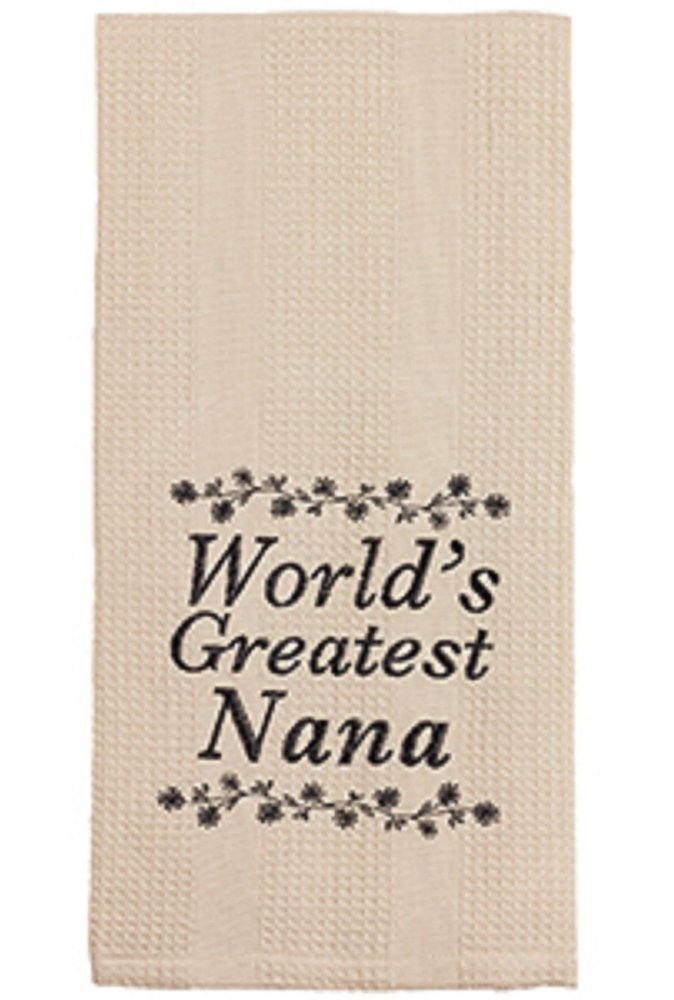 World's Greatest Nana Dish Towel, 19" x 28"