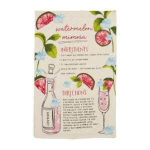 mud pie watermelon drink recipe towels, 26" x 16 1/2"