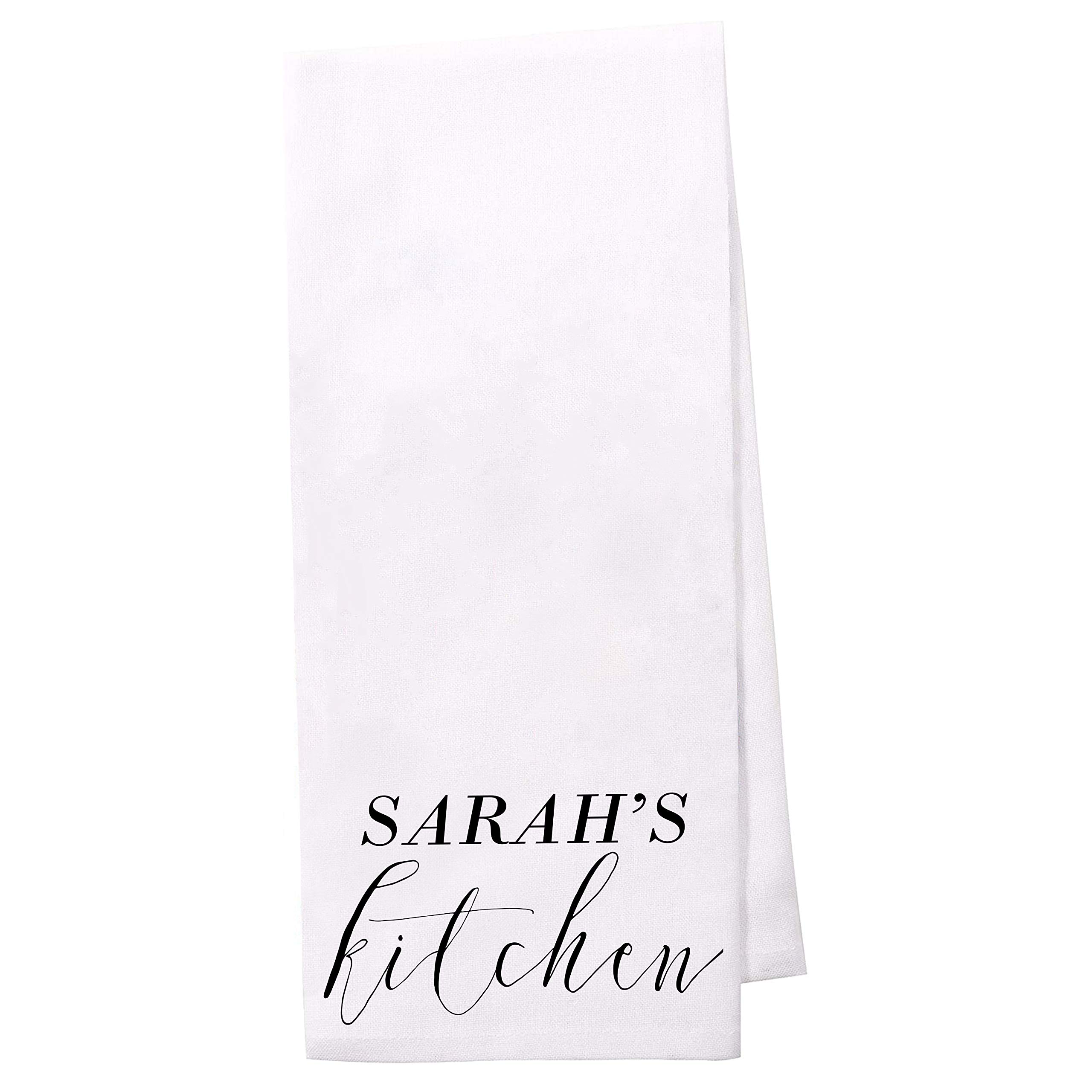 Zexpa Apparel Personalized Tea Towel Flour Sack Towels Customized Customized Name