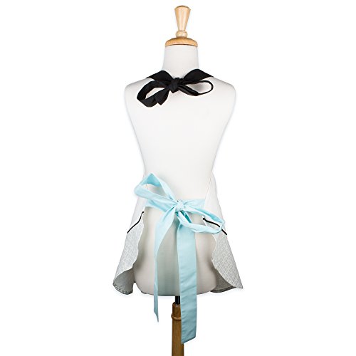 DII Women's Spring & Summer Apron Collection Adjustable, Two Large Pockets & Extra Long Ties, One Size Fits Most, Mrs. Always Right