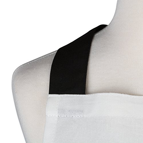 DII Women's Spring & Summer Apron Collection Adjustable, Two Large Pockets & Extra Long Ties, One Size Fits Most, Mrs. Always Right