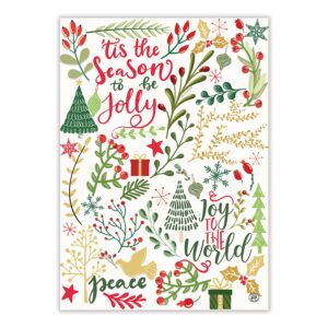 Michel Design Works Kitchen Towel, Joy to The World