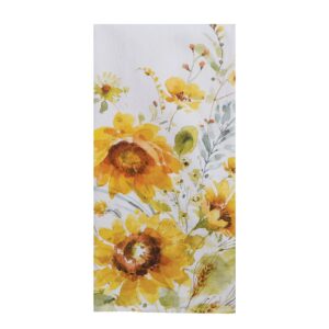 sunflowers forever dual purpose kitchen terry towel