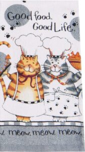kay dee designs r2630 happy cat good life terry towel