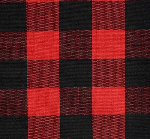 Gratico Kitchen Towels Set of 6 Buffalo Checks Red/Black Kitchen Towels 20X30 Inches 100% Cotton Highly Absorbent Kitchen Towels Premium Quality Ultra Soft Mitered Corners Kitchen Towels