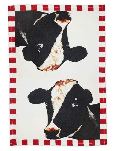 Animal Dish Towels, Set of 2 (Holstein Cow)