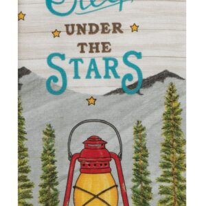 2 Piece Scenic Route Camping Dual Purpose Kitchen Towel Bundle, The Forest is Calling and Sleep Under The Stars