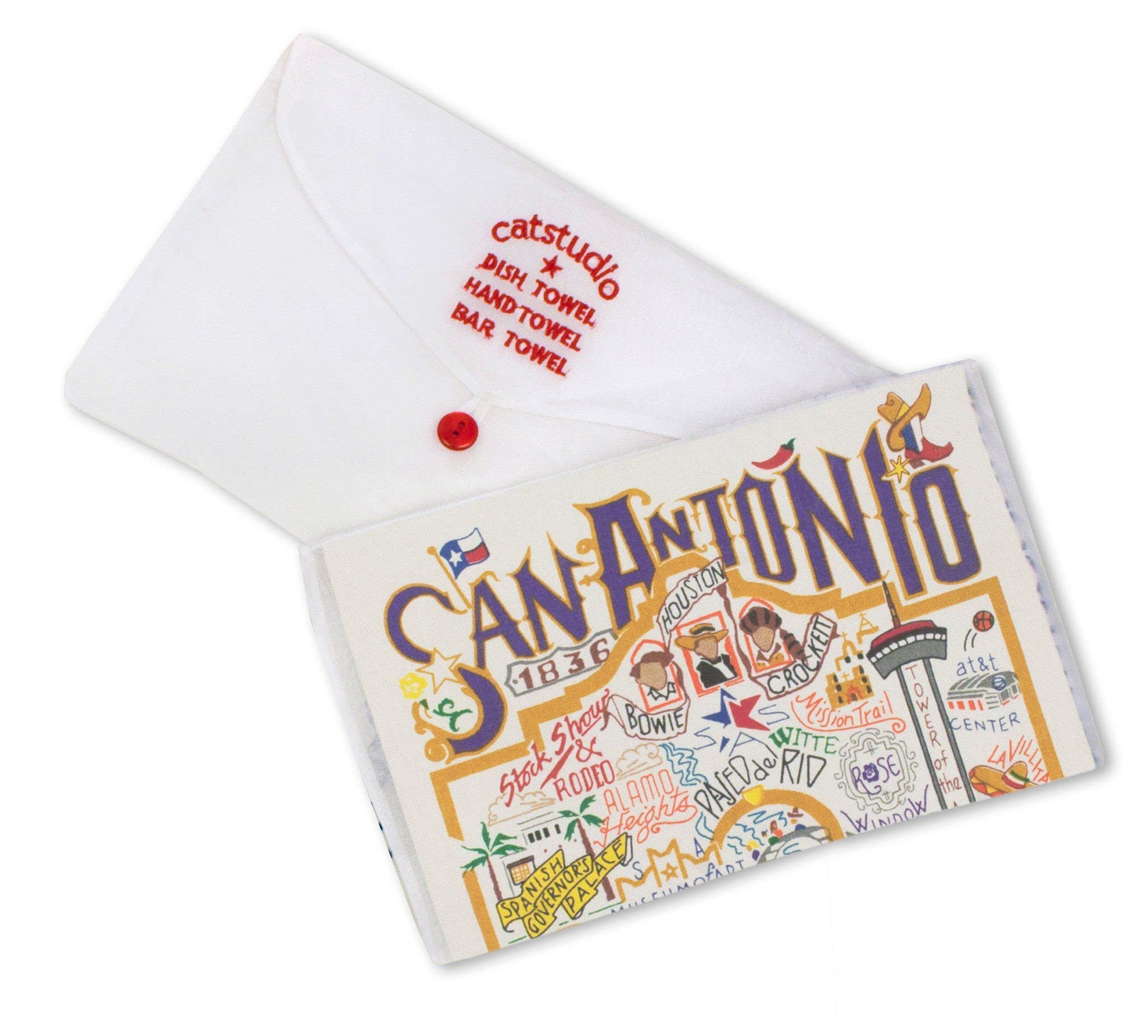 Catstudio San Antonio Dish & Hand Towel | Great for Kitchen, Bar, & Bathroom