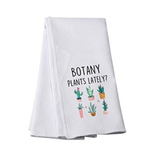 pwhaoo botanist kitchen towel botany plants lately kitchen towel botany kitchen towel funny planty gift (botany plants t)