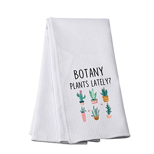 PWHAOO Botanist Kitchen Towel Botany Plants Lately Kitchen Towel Botany Kitchen Towel Funny Planty Gift (Botany Plants T)