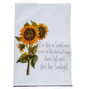 be like a sunflower tea towel handmade