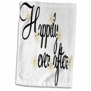 3drose tnmgraphics weddings - happily ever after - towels (twl-60766-1)