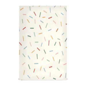 kigai colorful sprinkles kitchen towels 18x28inch ultra soft absorbent quick drying kitchen dish towels washable cleaning cloths hand towels tea and bar towels, 4 pack
