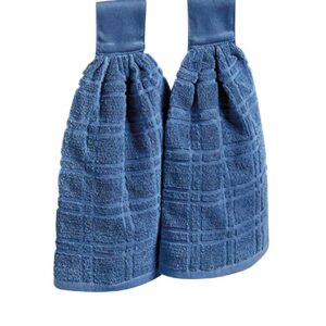 The Lakeside Collection Set of 2 Kitchen Towels - Indigo