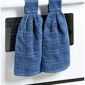 The Lakeside Collection Set of 2 Kitchen Towels - Indigo