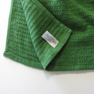 Dark Green Kitchen Towel - Double Thickness Best Quality Hanging Towel with Dark GreenTop