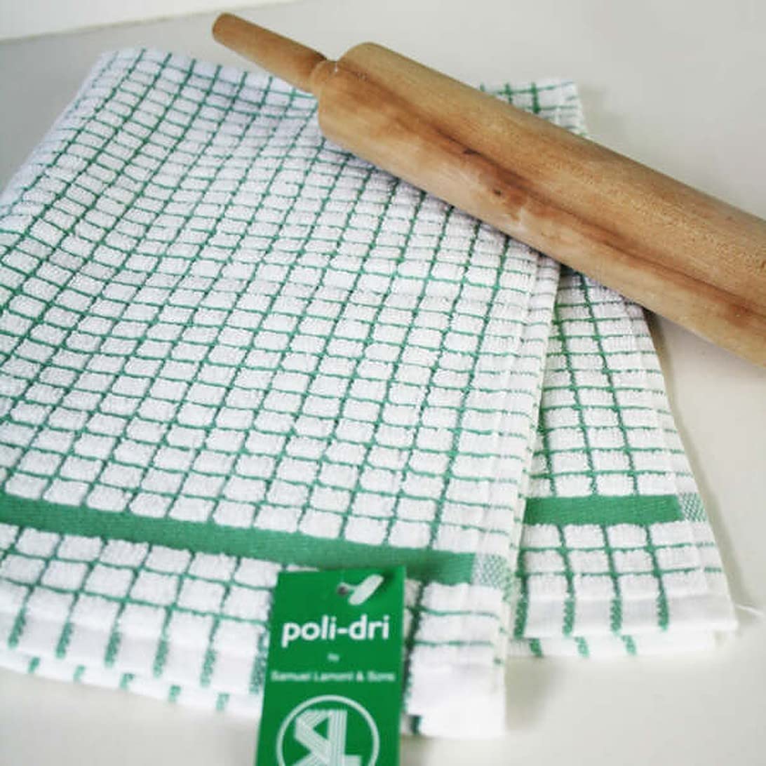 Samuel Lamont & Sons Poli Dri Tea Towel Green