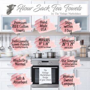 Funny Tea Towel | My Housekeeping Style Is Best Described As: There Seems To Have Been A Struggle | Hilarious Gift | Best Friend