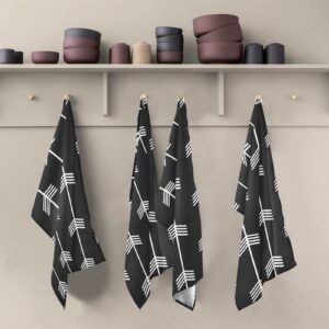Arrows Print Kitchen Dish Towels Soft Tea Towel Set of 6 Absorbent Dishcloths Hand Towels for Drying Dish Cloths 28" x 18"
