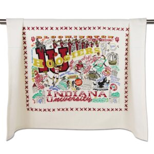 catstudio dish towel, indiana university hoosiers hand towel - collegiate kitchen towel for indiana fans for graduation, game day, students & alums