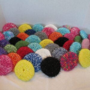 Crocheted Dish Scrubbers, Scrubbies - Set of 4 - various colors