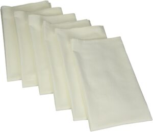 flour sack towels bulk-30"x30" white (pack of 6)