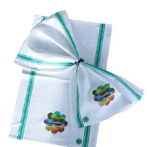 MUHADZIR Ramadan Kareem Kitchen Towel (Multicolor Wave) - 2pcs per Pack