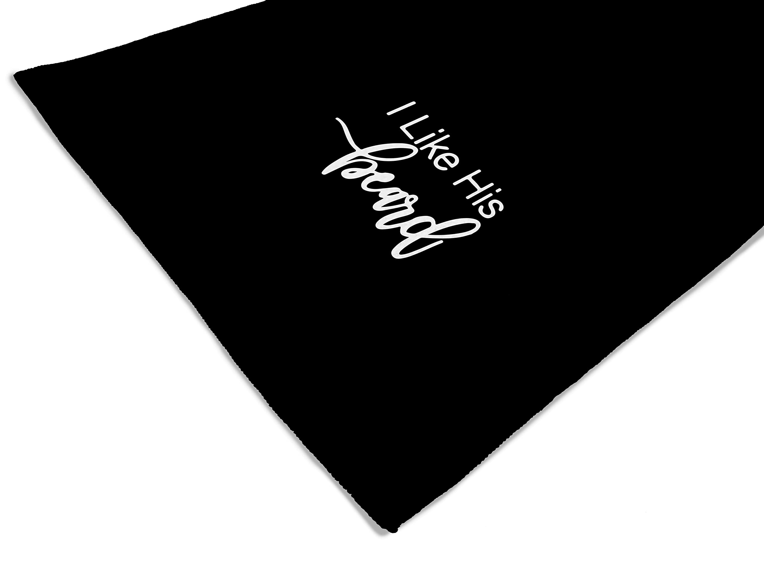 Voatok I Like His Beard I Like Her Bxxt Minimalist Black Bath Towel, Couples Gifts Set of 2 Decorative Towels,Funny Gifts for Husband Wife Boyfriend Girlfriend Newlyweds