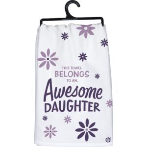 Primitives by Kathy This Towel Belongs to an ... Awesome Daughter Decorative Kitchen Towel