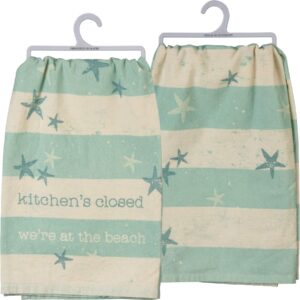 kitchen towel - kitchen's closed at the beach