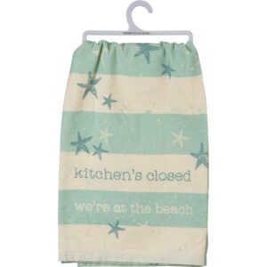 Kitchen Towel - Kitchen's Closed At The Beach