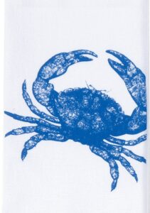 kay dee designs crab nautical krinkle flour sack towel
