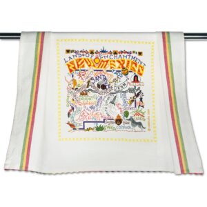 Catstudio New Mexico Dish Towel - U.S. State Souvenir Kitchen and Hand Towel with Original Artwork - Perfect Tea Towel for New Mexico Lovers, Travel Souvenir