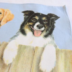 Samuel Lamont, K-9 (Canine) Dogs Kitchen/Tea Printed Towel, Imported, Linen-Cotton Blend