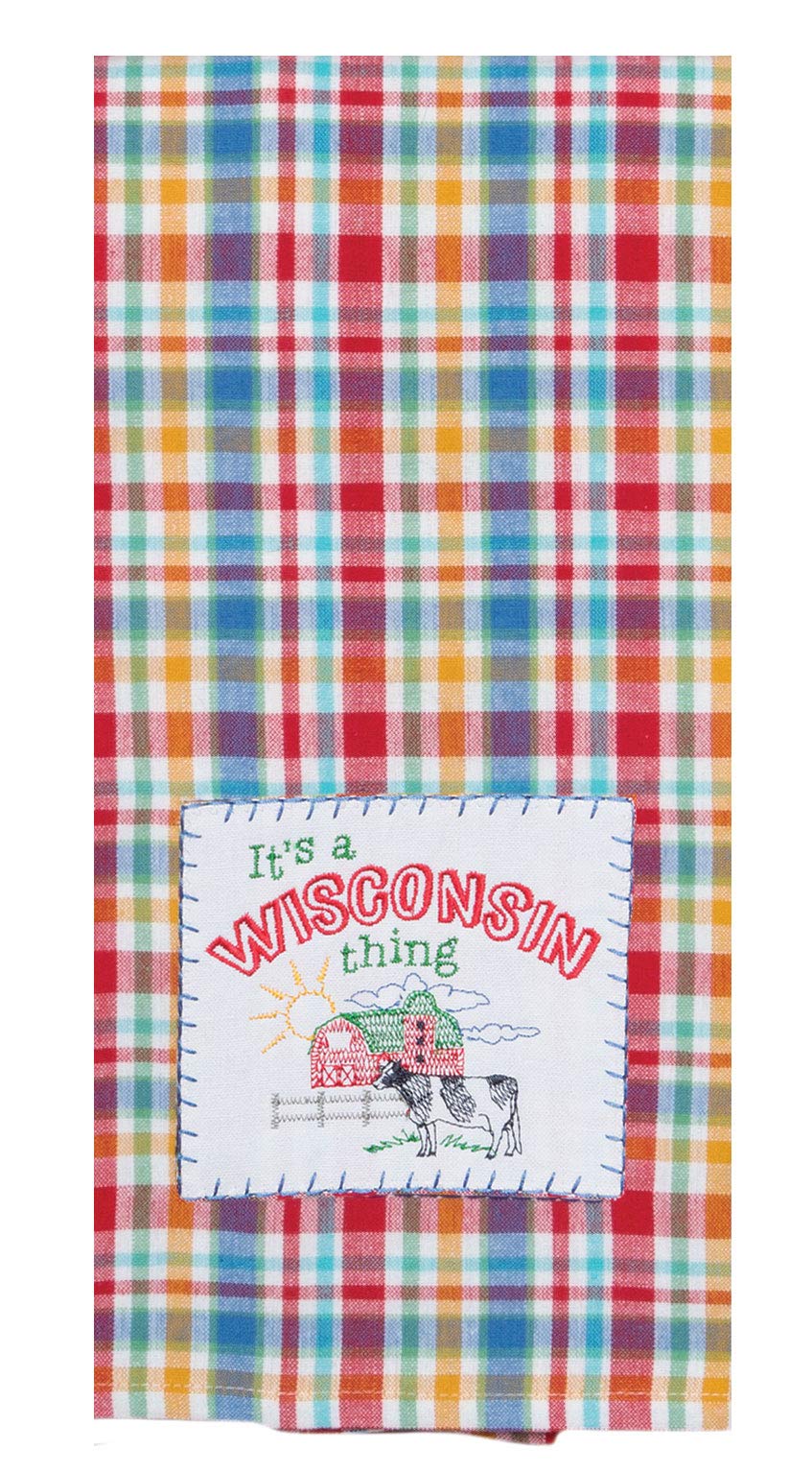 Kay Dee Designs ST Thing Wisconsin APPL Tea Dish Towel, 18 x 28, Various