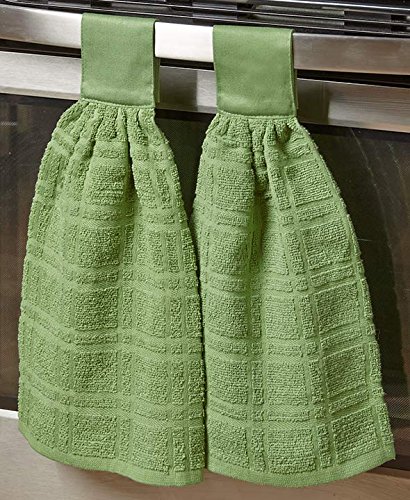 The Lakeside Collection Set of 2 Kitchen Towels - Cactus