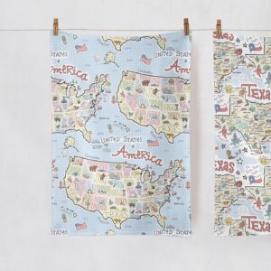 Fish Kiss State Map Multi-Use Towel (New York)