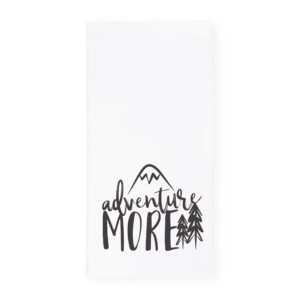 the cotton & canvas co. adventure more soft and absorbent kitchen tea towel, flour sack towel and dish cloth